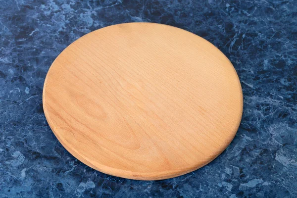 Cutting Board Blue Marble Countertop Close — Stock Photo, Image