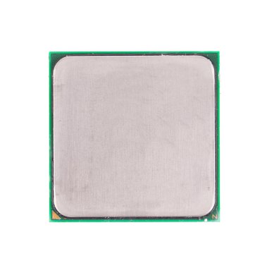 Merkezi işlemci. Arkadan Görünüm.