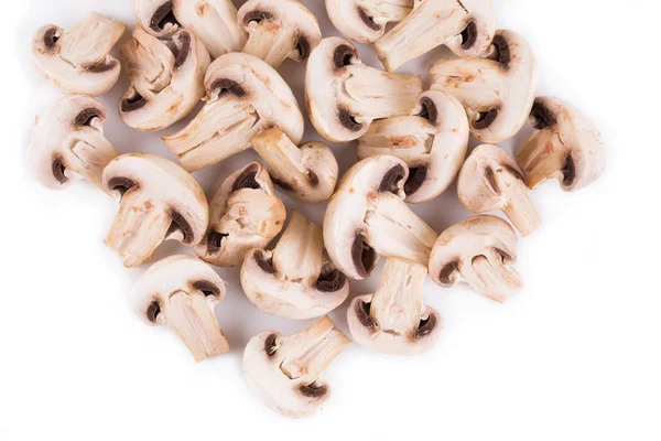 Sliced champignons. — Stock Photo, Image