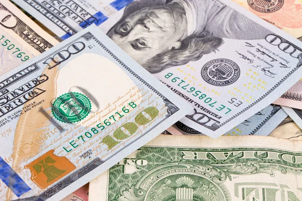 Different dollar bills. — Stock Photo, Image