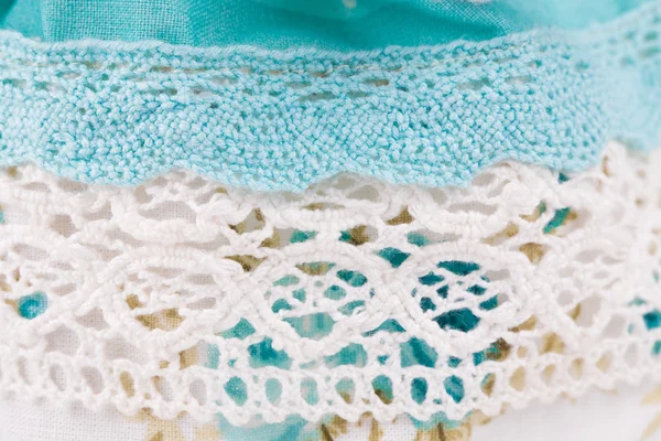 Ivory-colored lace cloth — Stock Photo, Image