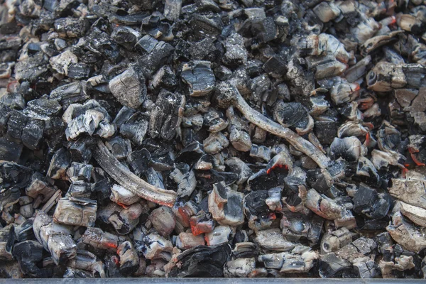 Abstracte achtergrond brandende kolen. — Stockfoto