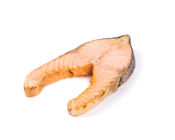 Fried salmon fillet — Stock Photo, Image