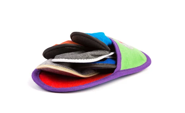 Colourful slippers — Stock Photo, Image