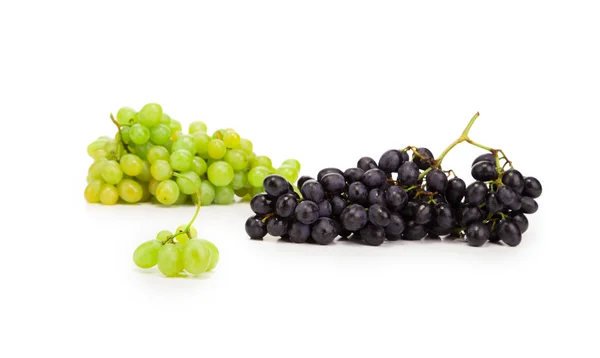 Black and green ripe grapes. — Stock Photo, Image