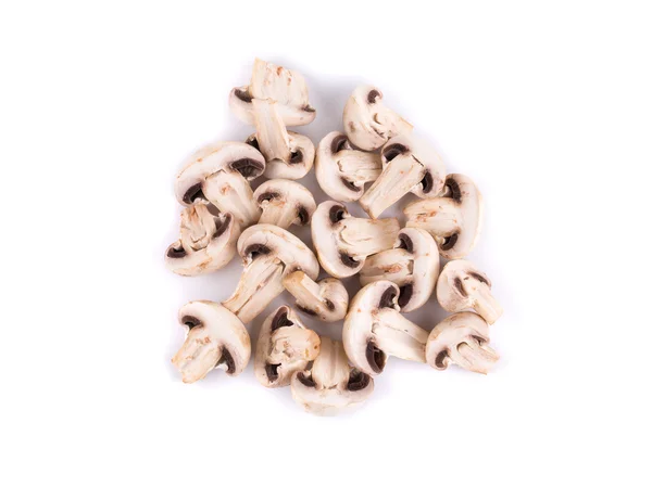 Sliced champignons. — Stock Photo, Image