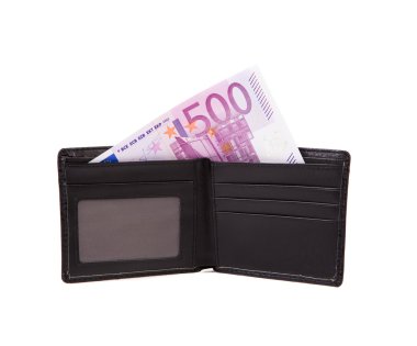 m-cüzdan banknotlar ile.