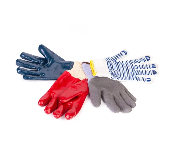 Rubber worker gloves. — Stock Photo, Image