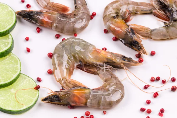 Raw tiger shrimps — Stock Photo, Image