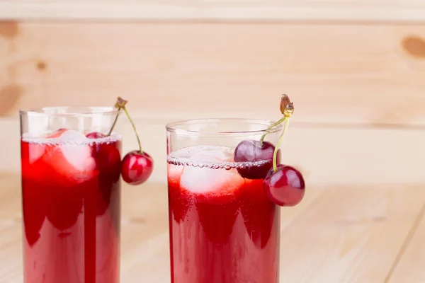 Cherry smoothie — Stock Photo, Image