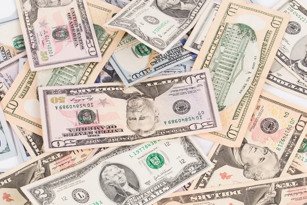 Different dollar bills — Stock Photo, Image