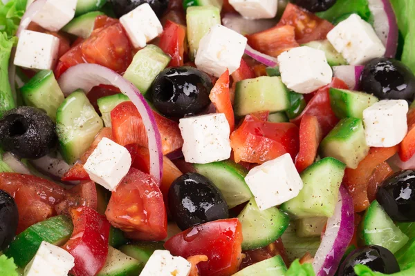 Griechischer Salat. — Stockfoto