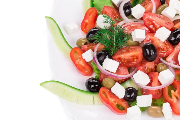 Grekisk sallad. — Stockfoto