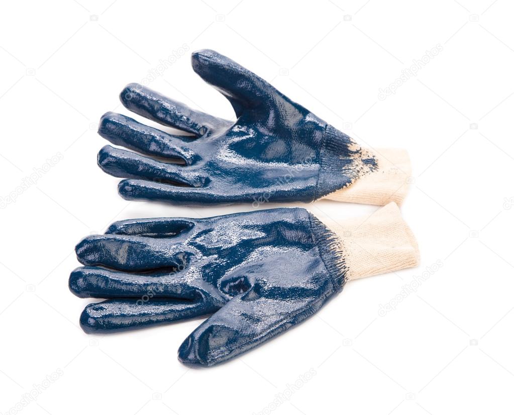 Rubber protective gloves — Stock Photo © indigolotos 53799629