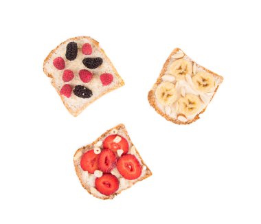 sağlıklı ezmesi sandviçler