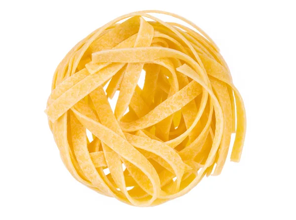 Droge tagliatelle nest. — Stockfoto