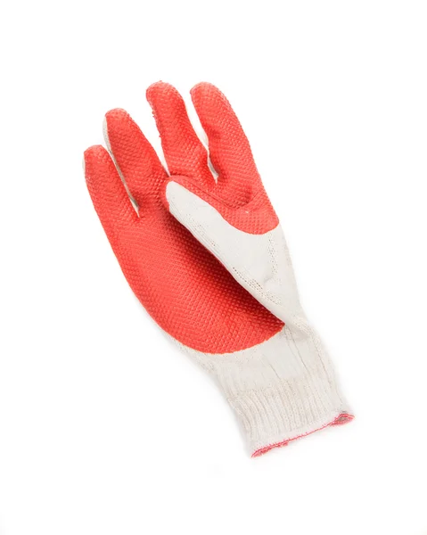 Red rubber glove. — Stock Photo, Image