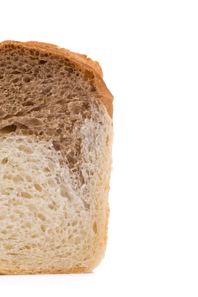 Fetta di pane bianco . — Foto Stock