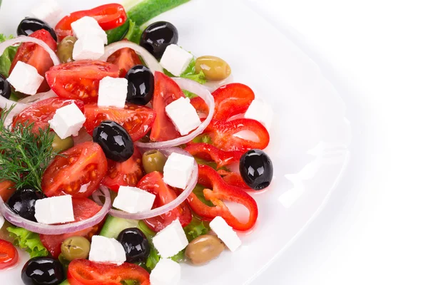 Close up of greek salad. — Stock Photo, Image