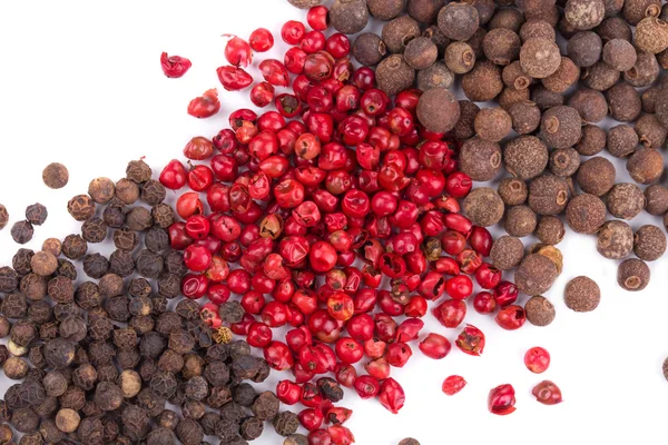 Set of pepper heaps. — Stock Photo, Image