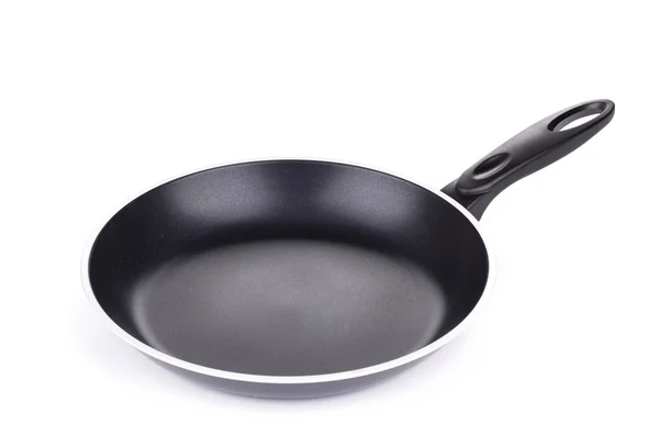 Black frying pan. Stock Picture