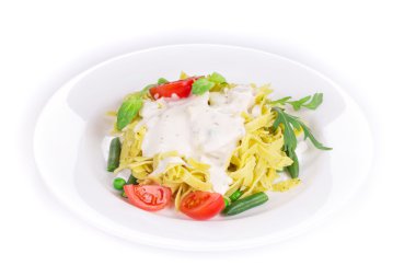 lezzetli İtalyan makarna 