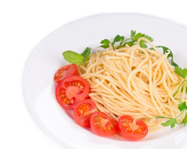 lezzetli İtalyan makarna. 