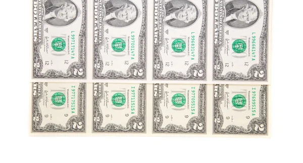 Notas de dólar — Fotografia de Stock