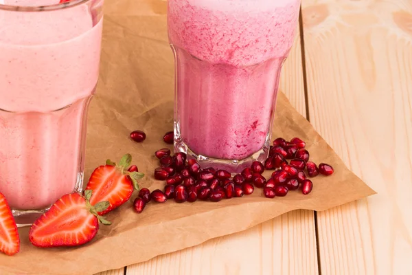 Batido de fresa — Foto de Stock