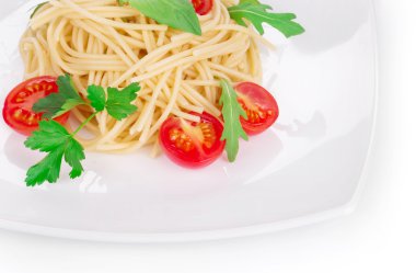 Domatesli İtalyan makarnası. 