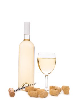 beyaz şarap mantarlar ile 