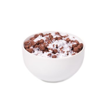 Bir kase mısır gevreği. 