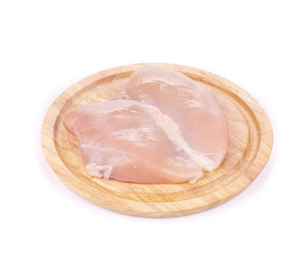 Filetti di pollo su piatto . — Foto Stock