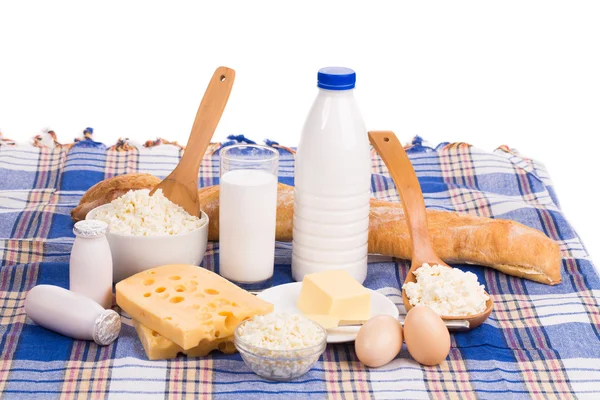 Delicious dairy products. — Stock Photo, Image