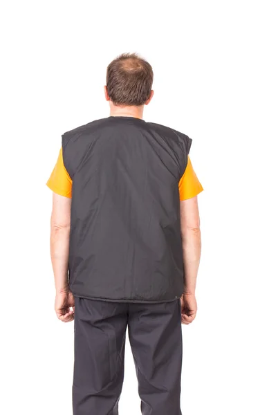 Worker in workwear back view. — Stock Photo, Image