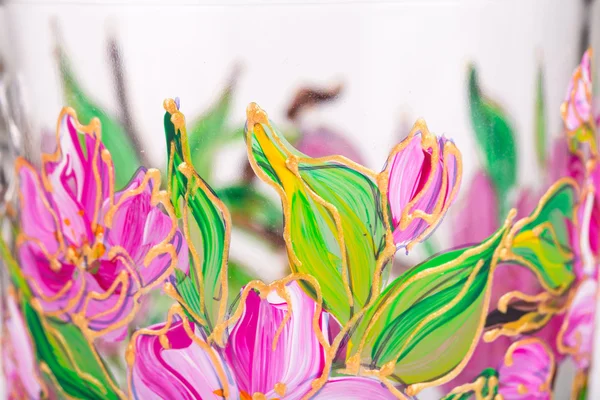 Schilderij van de mooie bloemen. — Stockfoto