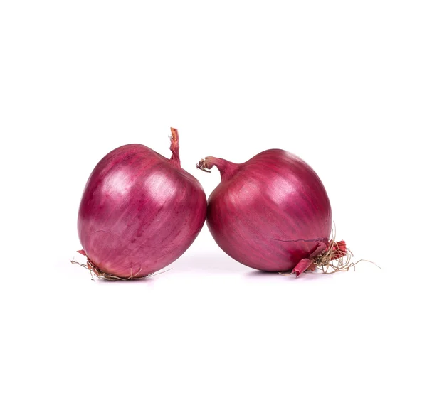 Two red onions. — Stock Photo, Image