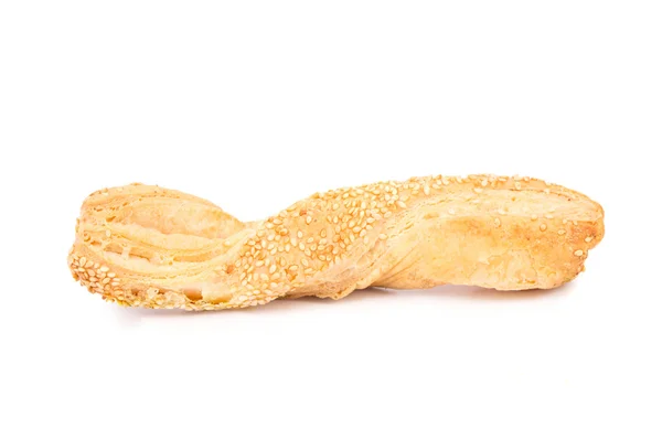 Stick cracker with sesame seeds. — Stock Photo, Image