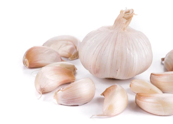 Close up of garlic head. — Stock Photo, Image