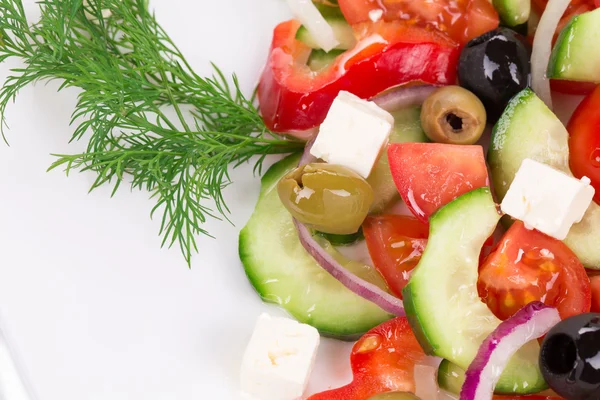 Griekse salade. — Stockfoto