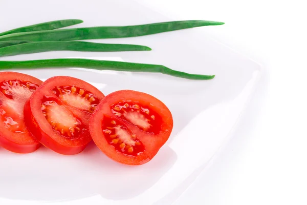 Tomate y cebolla —  Fotos de Stock