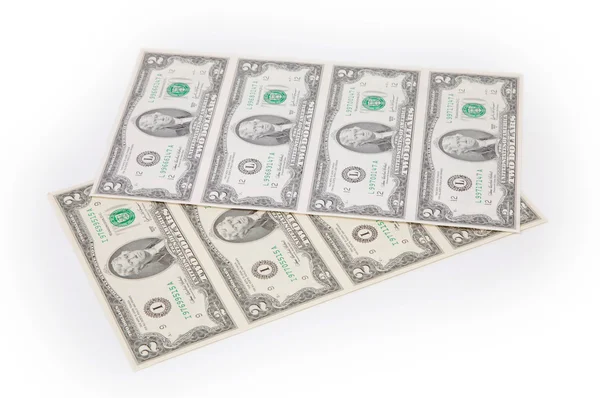 Two-dollar bills. — Stock Photo, Image