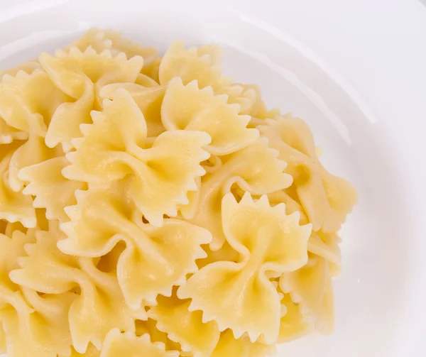 Pasta på tallriken. — Stockfoto