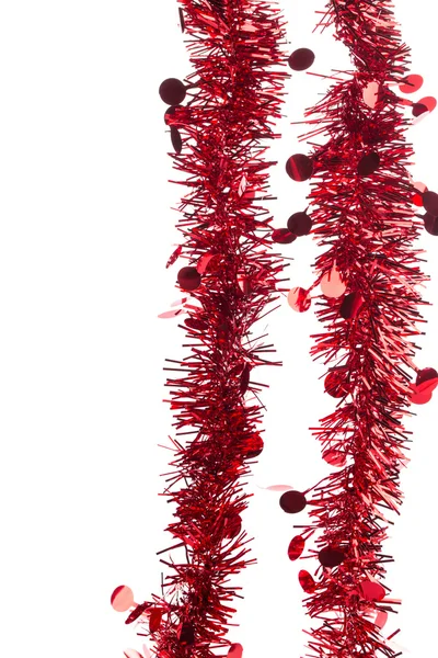 Natale fili di lame rossi con stelle — Foto Stock