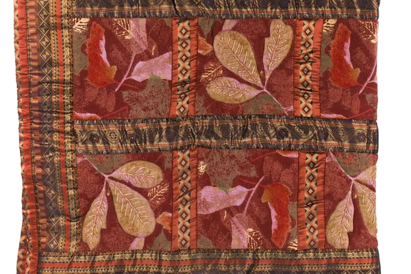 Beautiful handmade quilt — Stock Photo, Image