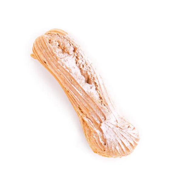 Geschmackvolles Eclair isoliert — Stockfoto