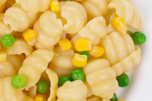 Pasta with green peas — Stock Photo, Image