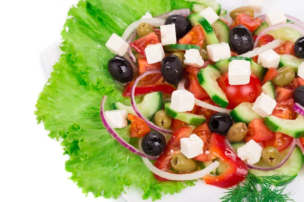 Grekisk sallad. — Stockfoto