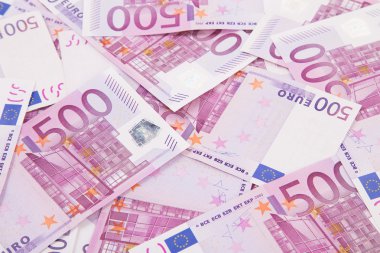euro banknotes clipart