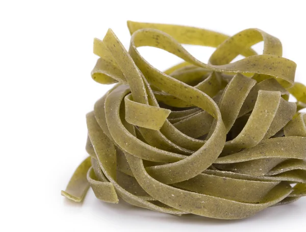 Ninho de tagliatelle verde — Fotografia de Stock